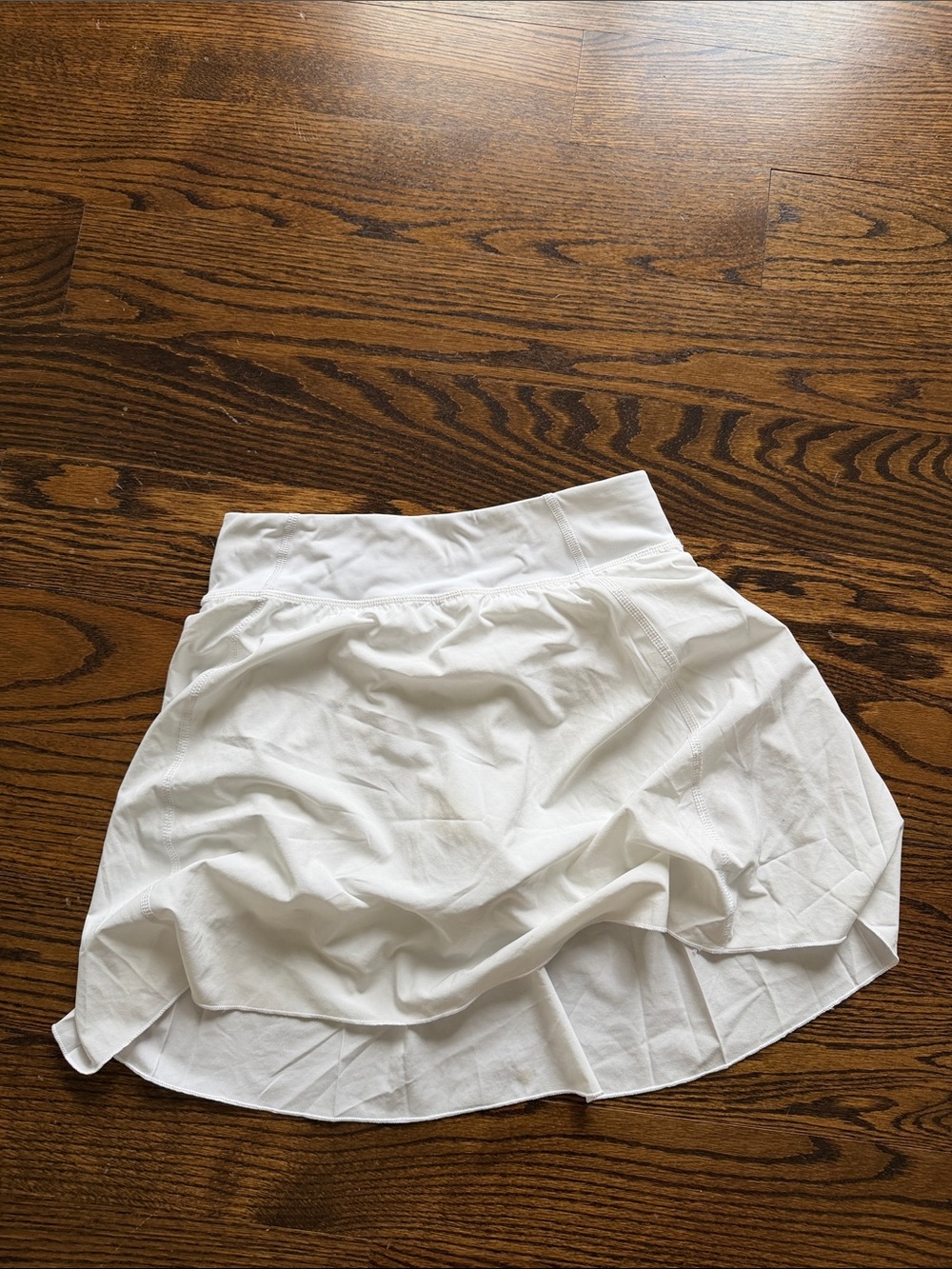 Aritzia White Mini Skirt with Built-In Shorts
